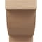 Ekena Millwork 4in. W x 6in. H x 16in. L Alpine Woodgrain TimberThane Rafter Tail, Primed Tan RFTUR04X06X16ALPRCPR - alternate 5